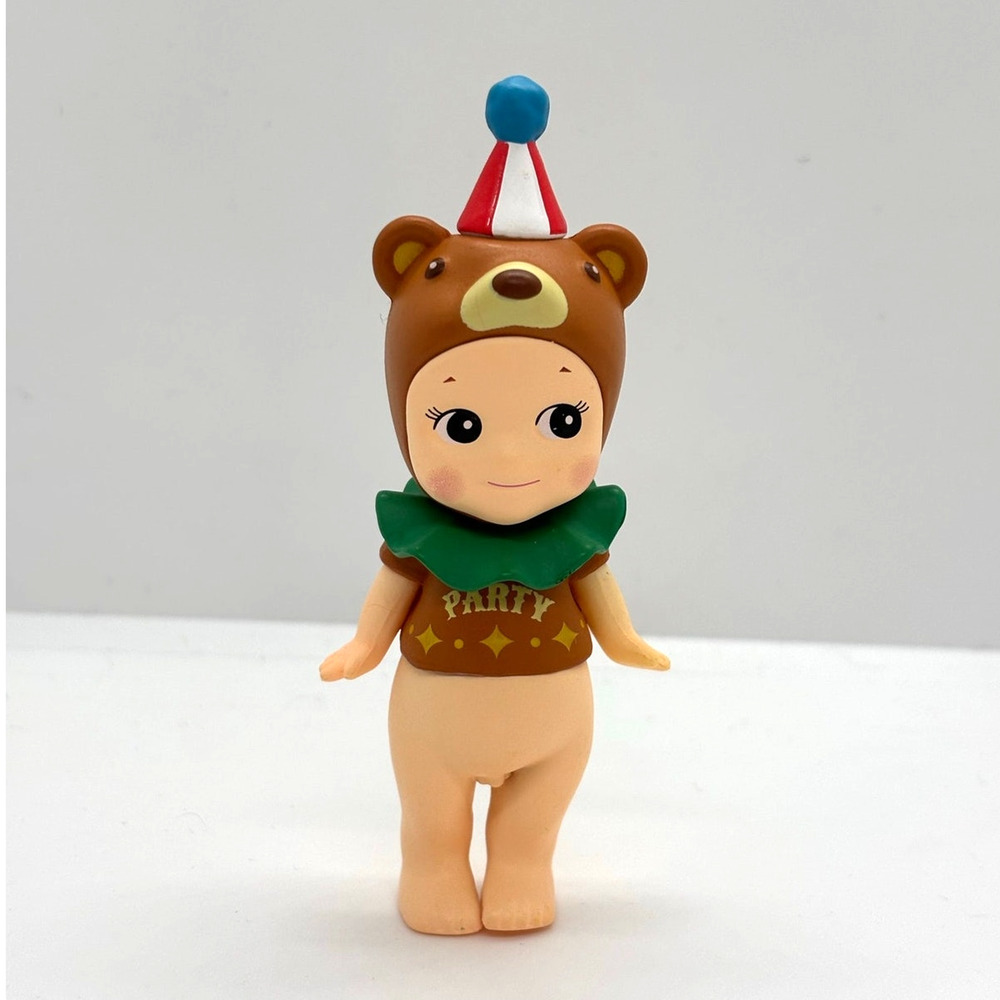 New Kewpie/Angel Collectible Mini Figure in Circus Bear Costume, Open Box